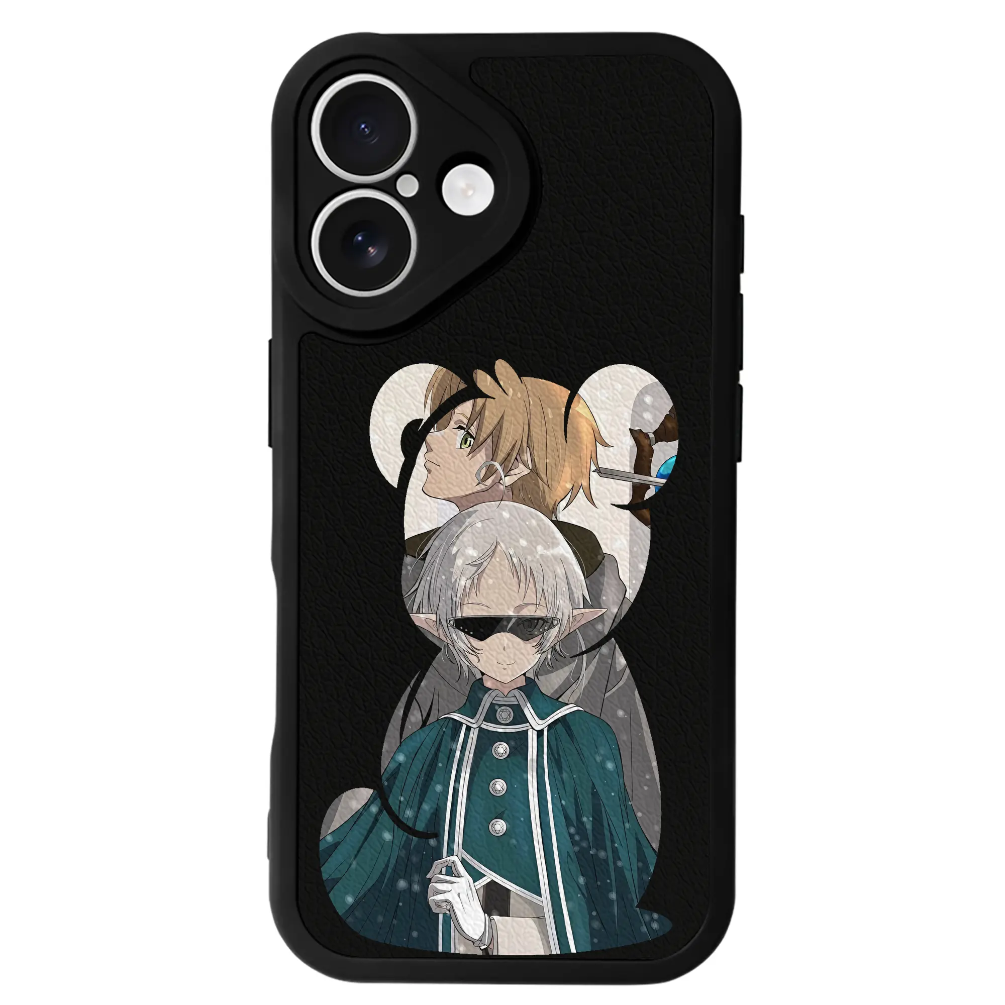 無職転生 グッズ,シルフィエット - IPhone 16シリーズ対応 ・ シリコンスマホケース ・ レザー調 ・ 高精度フィット ・ 耐衝撃 ・ ワイヤレス充電対応 ・ 精密カット